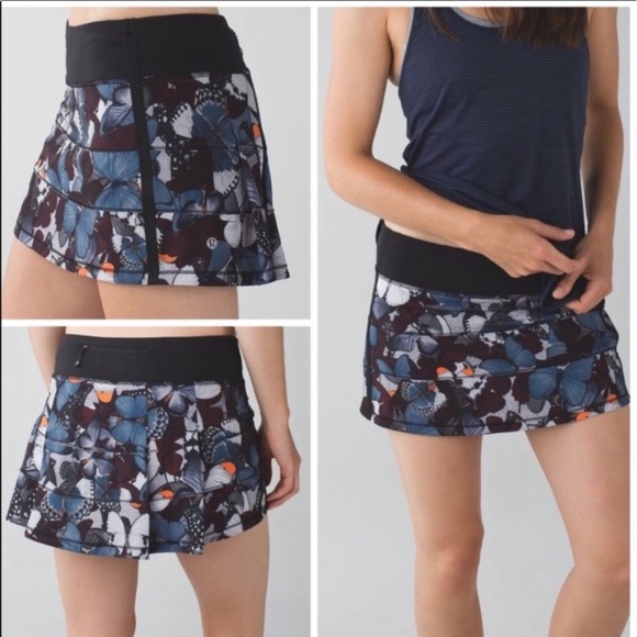 🦋LULULEMON PACE RIVAL SKIRT/SKORT II-BIGGIE SO FLY, 2🦋 - Picture 1 of 15